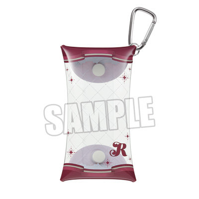 うたの☆プリンスさまっ♪ カラビナ付きケース Ceremony Rosettes Ver.「黒崎蘭丸」 約縦115×横65mm（閉じた時）