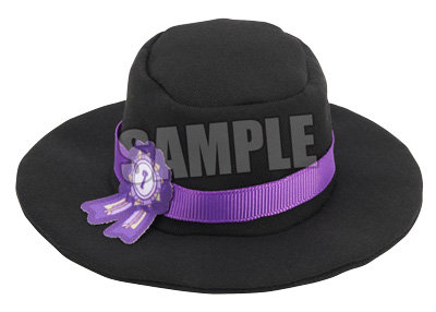 うたの☆プリンスさまっ♪ PRINCE CAT コスチューム ハット Ceremony Rosettes Ver.「アイリス」 深さ 約37mm、頭周り 約190mm、ツバの長さ 約25mm