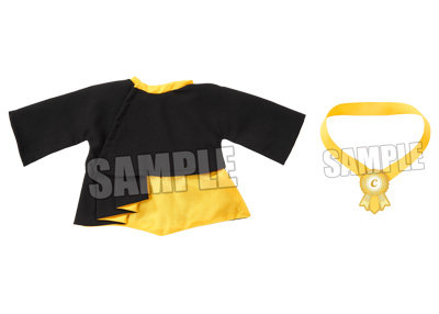 うたの☆プリンスさまっ♪ PRINCE CAT コスチューム シャツ Ceremony Rosettes Ver.「シトロン」 着丈 約170mm、身幅 約155mm、ロゼットパーツ全長 約370mm