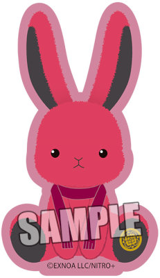 ラビットコレクション 刺繍ワッペンシール 刀剣乱舞ONLINE「加州清光」 約縦90×横52×厚さ4mm