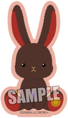 ラビットコレクション 刺繍ワッペンシール 刀剣乱舞ONLINE「大倶利伽羅」 約縦90×横52×厚さ4mm