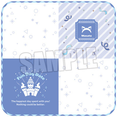 うたの☆プリンスさまっ♪ ガーゼハンカチ Fun Day Date Ver.「聖川真斗」[BGS2025] 約縦250×横250mm