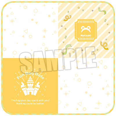 うたの☆プリンスさまっ♪ ガーゼハンカチ Fun Day Date Ver.「四ノ宮那月」[BGS2025] 約縦250×横250mm