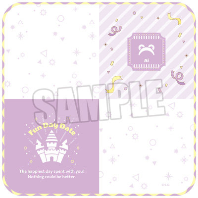 うたの☆プリンスさまっ♪ ガーゼハンカチ Fun Day Date Ver.「美風 藍」[BGS2025] 約縦250×横250mm