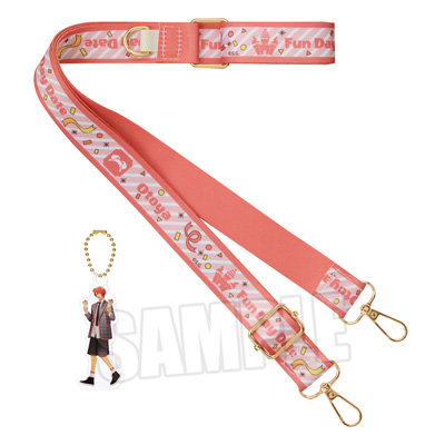 うたの☆プリンスさまっ♪ ショルダーストラップ Fun Day Date Ver.「一十木音也」[BGS2025] ＜ショルダーストラップ＞約幅25×全長1,400mm（カラビナ部分除く、調整可能）、＜アクリルチャーム＞約縦80×横30×厚さ3mm以内