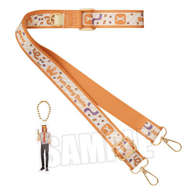 うたの☆プリンスさまっ♪ ショルダーストラップ Fun Day Date Ver.「神宮寺レン」[BGS2025] ＜ショルダーストラップ＞約幅25×全長1,400mm（カラビナ部分除く、調整可能）、＜アクリルチャーム＞約縦80×横30×厚さ3mm以内