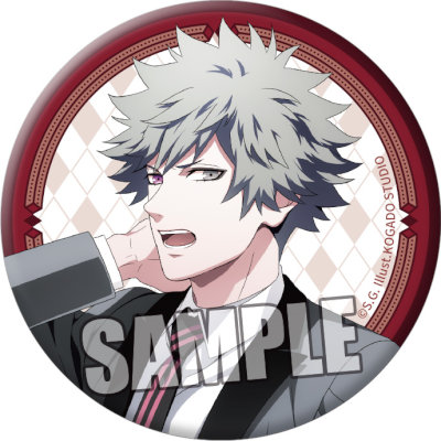 うたの☆プリンスさまっ♪ BIG缶バッジ Fiction & Non-Fiction Ver.「黒崎蘭丸」A 約直径76×厚さ4mm