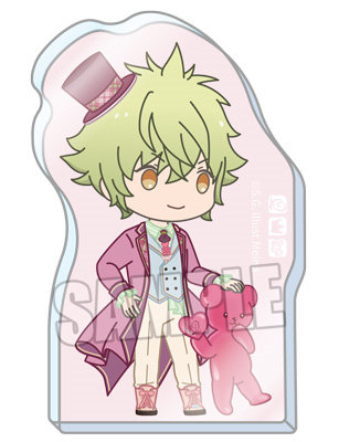 うたの☆プリンスさまっ♪ アクリルマスコット Crown Creamy Land ～Dessert Plate～ ちびキャラVer.「日向大和」[本館] 約縦80×横60×厚さ8mm以内