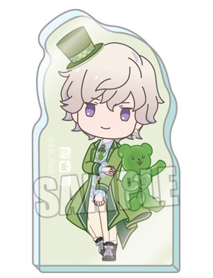 うたの☆プリンスさまっ♪ アクリルマスコット Crown Creamy Land ～Dessert Plate～ ちびキャラVer.「天草シオン」[本館] 約縦80×横60×厚さ8mm以内