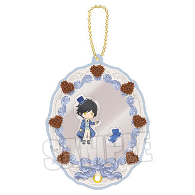 うたの☆プリンスさまっ♪ カスタマイズアクリルチャーム Crown Creamy Land ～Dessert Plate～ ちびキャラVer.「皇 綺羅」[本館] 約縦110×横90×厚さ7mm