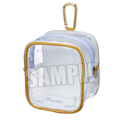 うたの☆プリンスさまっ♪ カラビナ付きクリアポーチ Crown Creamy Land ～Dessert Plate～ Ver.「聖川真斗」[本館] 約縦115×横100×奥行き80mm