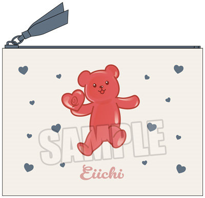 うたの☆プリンスさまっ♪ ミニポーチ Crown Creamy Land ～Dessert Plate～ テディベアハードグミVer.「鳳 瑛一」[本館] 約横150×縦110mm