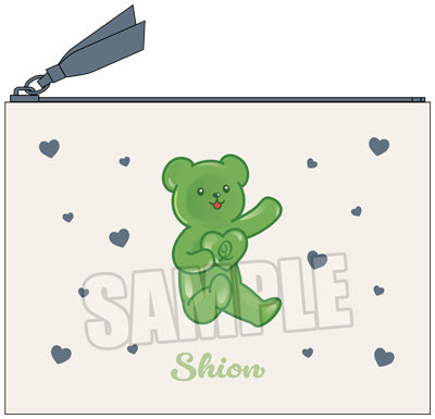 うたの☆プリンスさまっ♪ ミニポーチ Crown Creamy Land ～Dessert Plate～ テディベアハードグミVer.「天草シオン」[本館] 約横150×縦110mm