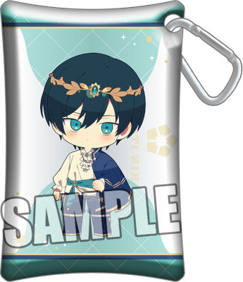 ブルーロック カラビナ付きクリアケース「糸師 凛」ホロスコープVer. 約縦115×横65×厚さ10mm(閉じた時)