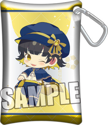 ブルーロック カラビナ付きクリアケース「蜂楽 廻」ホロスコープVer. 約縦115×横65×厚さ10mm(閉じた時)