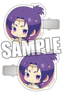 ブルーロック アクリルヘアクリップ「御影玲王」ホロスコープVer. 1個あたり(全体)約縦40×横50×厚さ12mm / (アクリル部分)約縦40×横40×厚さ3mm