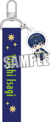 ブルーロック チャーム付き刺繍ネームタグ「潔 世一」ホロスコープVer. (本体)約縦160×横33×厚さ8mm / (チャーム)約縦50×横35×厚さ2mm以内