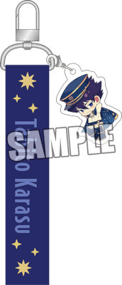 ブルーロック チャーム付き刺繍ネームタグ「烏 旅人」ホロスコープVer. (本体)約縦160×横33×厚さ8mm / (チャーム)約縦50×横35×厚さ2mm以内