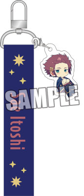 ブルーロック チャーム付き刺繍ネームタグ「糸師 冴」ホロスコープVer. (本体)約縦160×横33×厚さ8mm / (チャーム)約縦50×横35×厚さ2mm以内