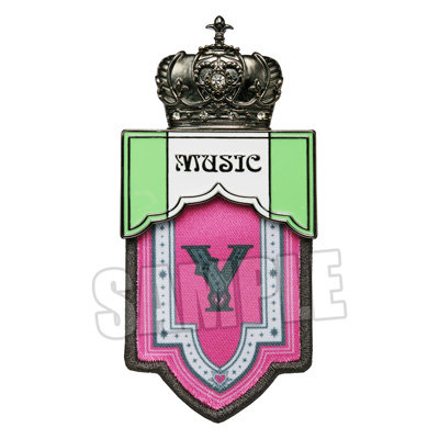 うたの☆プリンスさまっ♪ ブローチ UTA☆PRI WONDERLAND Ver.「日向大和」 約縦88×横42mm以内