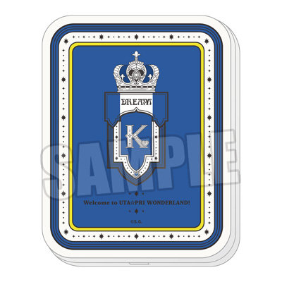 うたの☆プリンスさまっ♪ 缶入りステッカーセット UTA☆PRI WONDERLAND Ver.「皇 綺羅」 ＜缶＞約縦122×横95×高さ20mm、＜アイドルステッカー1型＞約縦83×横56mm、＜サイン＆モチーフステッカー6型＞約長辺70×短辺50mm以内