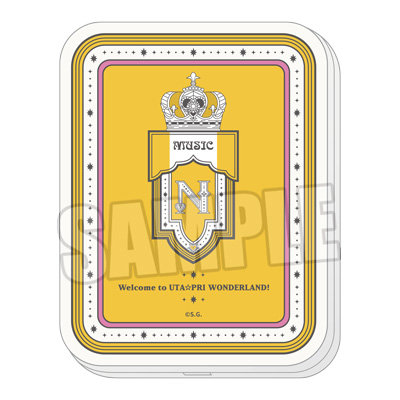 うたの☆プリンスさまっ♪ 缶入りステッカーセット UTA☆PRI WONDERLAND Ver.「帝 ナギ」 ＜缶＞約縦122×横95×高さ20mm、＜アイドルステッカー1型＞約縦83×横56mm、＜サイン＆モチーフステッカー6型＞約長辺70×短辺50mm以内