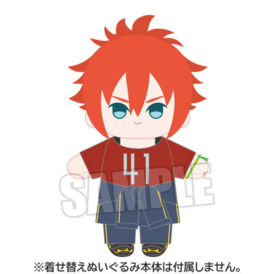 ジャックジャンヌ　着せ替えぬいぐるみ用コスチューム「織巻寿々」稽古着Ver.[JJMLQ] ＜上＞着丈：約4cm、＜下＞総丈：約4cm