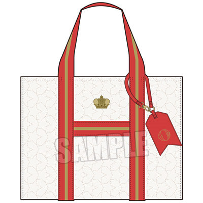 うたの☆プリンスさまっ♪ キルティングバッグ  UTA☆PRI WONDERLAND Ver.「一十木音也」 ＜バッグ＞本体…約縦330×横420×マチ135mm、持ち手…約580×幅40mm、＜ラゲッジタグ＞本体…約縦140×横70mm、ストラップ…約210×幅10mm