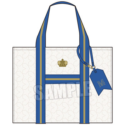 うたの☆プリンスさまっ♪ キルティングバッグ UTA☆PRI WONDERLAND Ver.「聖川真斗」 <バッグ>本体…約縦330×横420×マチ135mm、持ち手…約580×幅40mm、<ラゲッジタグ>本体…約縦140×横70mm、ストラップ…約210×幅10mm