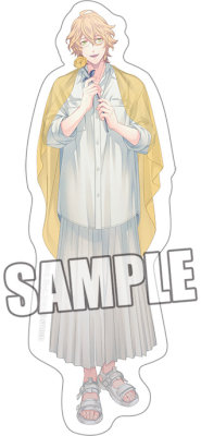 うたの☆プリンスさまっ♪ ステッカーセット Floral Harmony Ver.「四ノ宮那月」 (ダイカット)約縦125×横58mm以内 / (背景付き)約縦91×横55mm