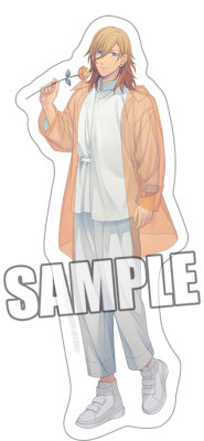 うたの☆プリンスさまっ♪ ステッカーセット Floral Harmony Ver.「神宮寺レン」 (ダイカット)約縦125×横58mm以内 / (背景付き)約縦91×横55mm