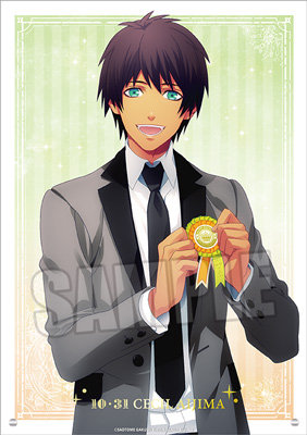 【BOL限定】うたの☆プリンスさまっ♪ アクリルプレート Birthday Series 2025 Ver.「愛島セシル Part.1」 ＜プレート＞縦210×横148×厚さ3mm、＜脚＞直径5×長さ50mm