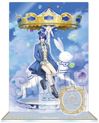 うたの☆プリンスさまっ♪ アクリルスタンド Crown Creamy Land ～Fairground Carousel～ Ver.「聖川真斗」[WM] ＜本体＞約縦134×横71mm以内、＜背景＞約縦170×横120mm、＜ロゴ＞約縦35×横120mm、＜台座＞約縦50×横45mm