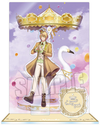 うたの☆プリンスさまっ♪ アクリルスタンド Crown Creamy Land ～Fairground Carousel～ Ver.「四ノ宮那月」[WM] ＜本体＞約縦134×横71mm以内、＜背景＞約縦170×横120mm、＜ロゴ＞約縦35×横120mm、＜台座＞約縦50×横45mm