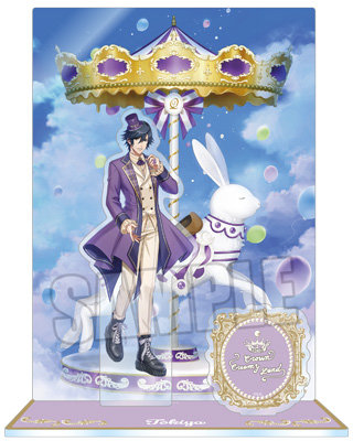 うたの☆プリンスさまっ♪ アクリルスタンド Crown Creamy Land ～Fairground Carousel～ Ver.「一ノ瀬トキヤ」[WM] ＜本体＞約縦134×横71mm以内、＜背景＞約縦170×横120mm、＜ロゴ＞約縦35×横120mm、＜台座＞約縦50×横45mm