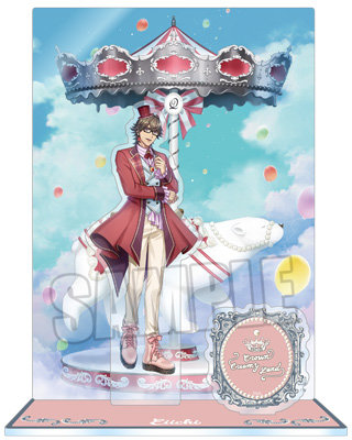 うたの☆プリンスさまっ♪ アクリルスタンド Crown Creamy Land ～Fairground Carousel～ Ver.「鳳 瑛一」[WM] ＜本体＞約縦134×横71mm以内、＜背景＞約縦170×横120mm、＜ロゴ＞約縦35×横120mm、＜台座＞約縦50×横45mm