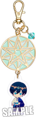 ブルーロック ステンドグラス風キーホルダー「糸師 凛」ホロスコープVer. 約縦120×横35×厚さ7mm