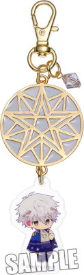 ブルーロック ステンドグラス風キーホルダー「凪 誠士郎」ホロスコープVer. 約縦120×横35×厚さ7mm