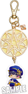 ブルーロック ステンドグラス風キーホルダー「蜂楽 廻」ホロスコープVer. 約縦120×横35×厚さ7mm