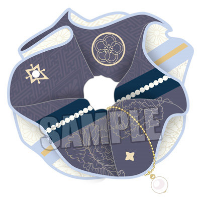 泡沫のユークロニア シュシュ Modern Style Ver.「矢代」 約直径120mm