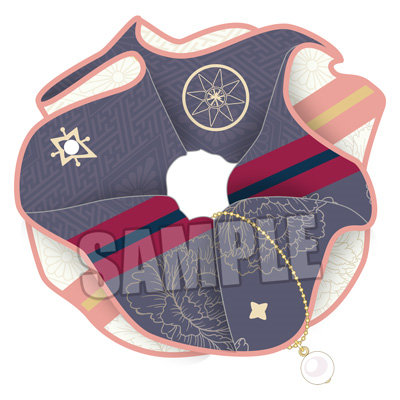 泡沫のユークロニア シュシュ Modern Style Ver.「帷」 約直径120mm