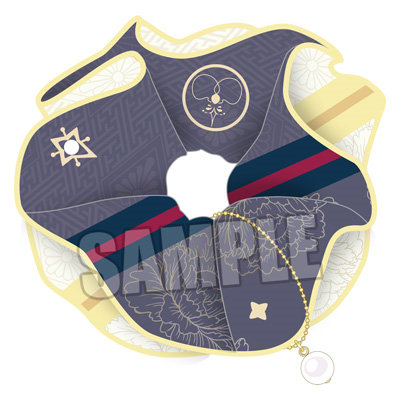 泡沫のユークロニア シュシュ Modern Style Ver.「露草」 約直径120mm