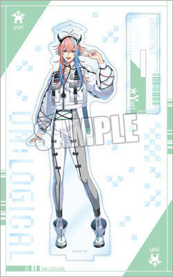 UN:LOGICAL アクリルスタンド「ユーリ」 約縦150×横94mm×厚さ3mm