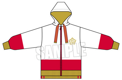 うたの☆プリンスさまっ♪ ALL STAR STAGE -Happy Celebration- アイドルパーカー「一十木音也」 フリーサイズ 着丈 前 / 後ろ 約69㎝ / 約72cm、身幅約58cm、肩幅約60cm、袖丈約59cm