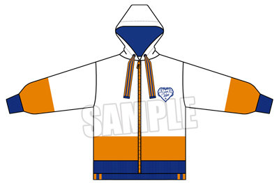 うたの☆プリンスさまっ♪ ALL STAR STAGE -Happy Celebration- アイドルパーカー「桐生院ヴァン」 フリーサイズ 着丈 前 / 後ろ 約69㎝ / 約72cm、身幅約58cm、肩幅約60cm、袖丈約59cm