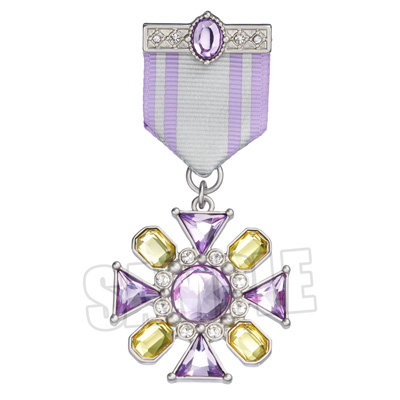 うたの☆プリンスさまっ♪ ALL STAR STAGE -Happy Celebration- モチーフブローチ「美風 藍」 約W37mm×H80mm×D10mm（ピン含む）