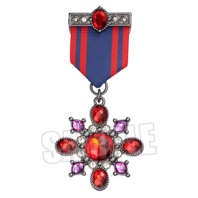 うたの☆プリンスさまっ♪ ALL STAR STAGE -Happy Celebration- モチーフブローチ「鳳 瑛一」 約W37mm×H80mm×D10mm（ピン含む）