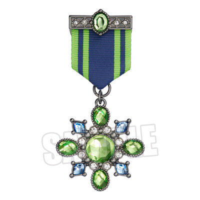 うたの☆プリンスさまっ♪ ALL STAR STAGE -Happy Celebration- モチーフブローチ「天草シオン」 約W37mm×H80mm×D10mm（ピン含む）