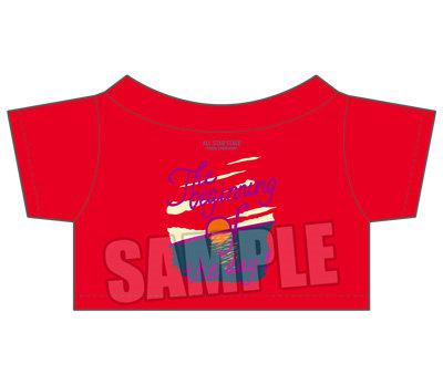 うたの☆プリンスさまっ♪ ALL STAR STAGE -Happy Celebration- ぬいぐるみ用アイドルTシャツ「The beginning of the day!」[瑛一] 着丈約95mm、身幅約140mm