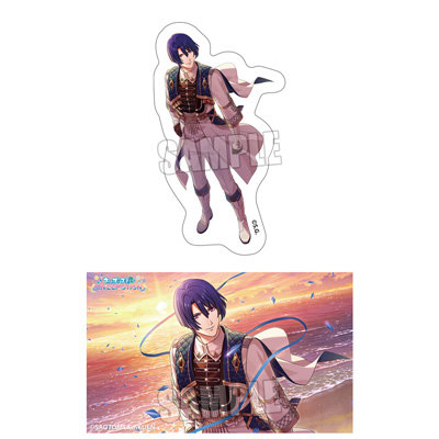 うたの☆プリンスさまっ♪ LIVE EMOTION ステッカーセット Thanks for you! Ver.「聖川真斗」 （ステッカー1）約長辺89×短辺86mm以内、（ステッカー2）約長辺91×短辺55mm